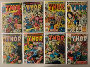 Thor comics lot #259-311 19 diff avg 4.0 (1977-81)