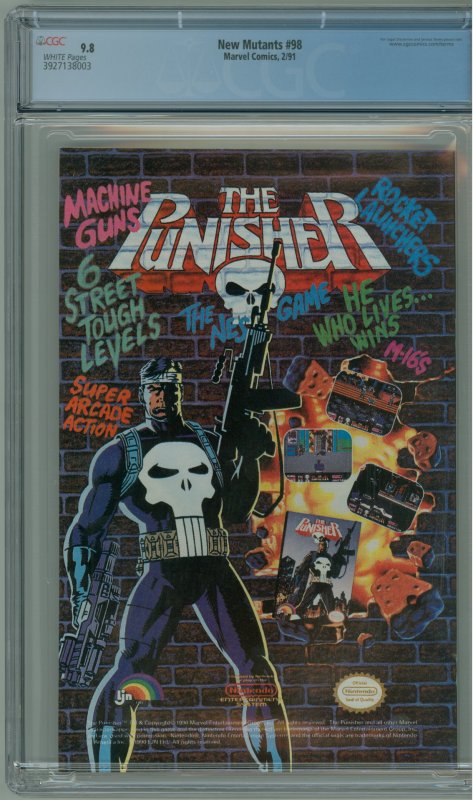 New Mutants #98 CGC 9.8! 1st Appearance of Deadpool, Gideon, & Copycat!