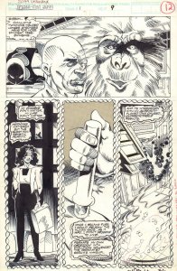 2099 Unlimited (Spider-Man) #1 p.12 - Mutagen - 1993 Signed art by Chris Wozniak