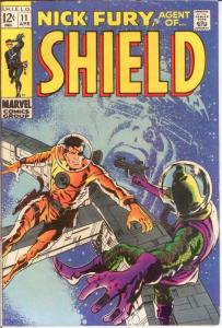 NICK FURY AGENT OF SHIELD 11 F+ April 1969 COMICS BOOK