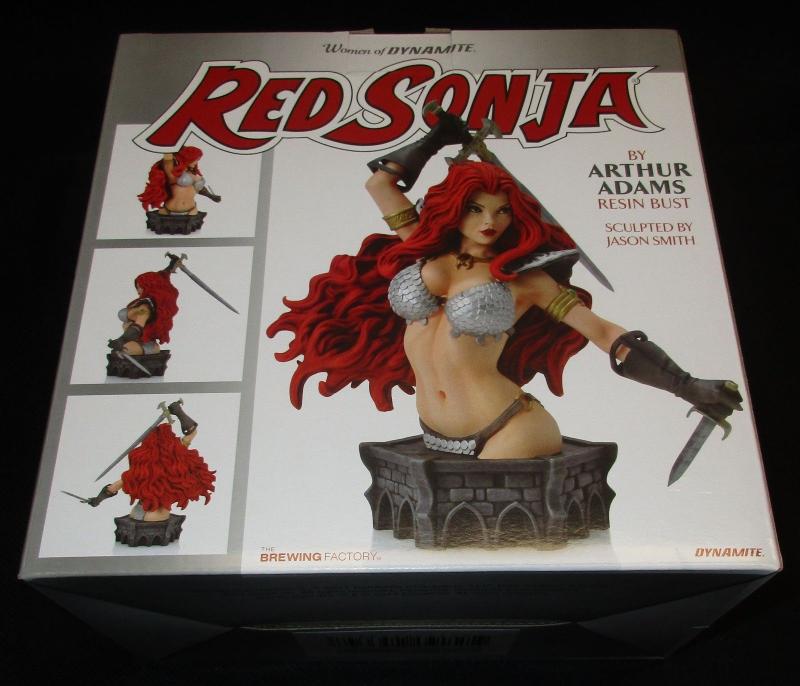 Women of Dynamite Red Sonja Bust by Arthur Adams & Jason Smith - New!