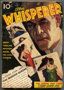 The Whisperer Pulp September 1937- MURDER QUEENS VG