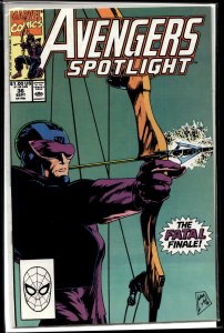 Avengers Spotlight #36 (1990) Hawkeye