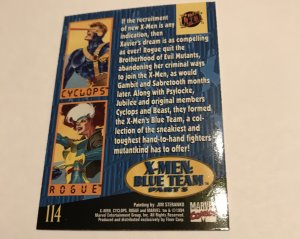 X-MEN BLUE TEAM #144 card : ‘94 FLEER ULTRA X-MEN, NM/M, Rouge & Cyclops