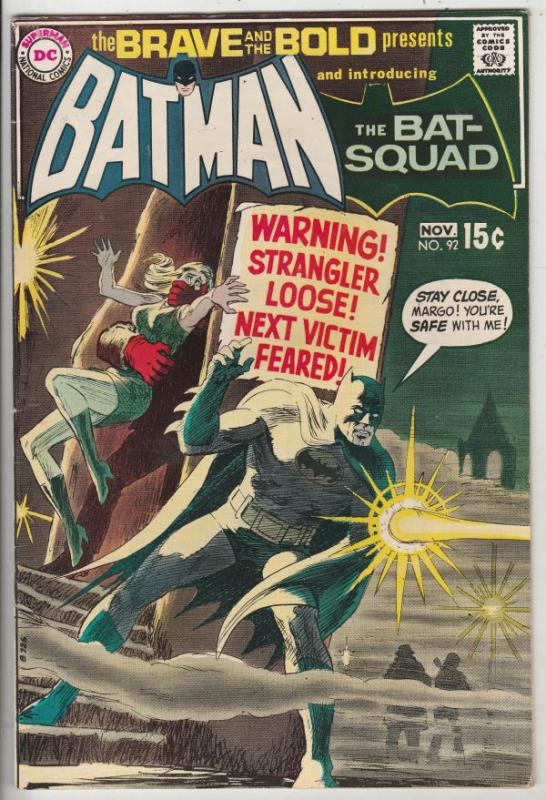 Brave and the Bold, The #92 (Nov-70) NM- High-Grade Batman, The Bat-Squad