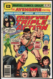 Marvel Triple Action #30 (1976) The Avengers