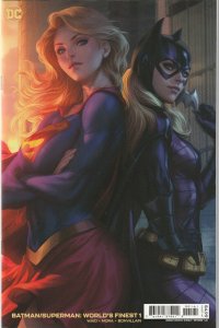 Batman Superman Worlds Finest # 1 Artgerm Variant NM DC 2022 [F4] 