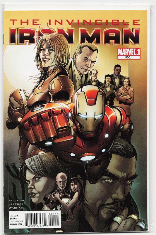 Invincible Iron Man #500.1 (2011) Iron Man