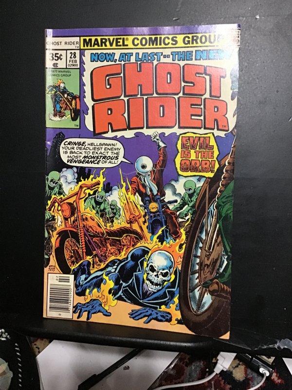 Ghost Rider #28 (1978) Evil is The Orb! At last The New Ghost Rider! VF/NM Wow!