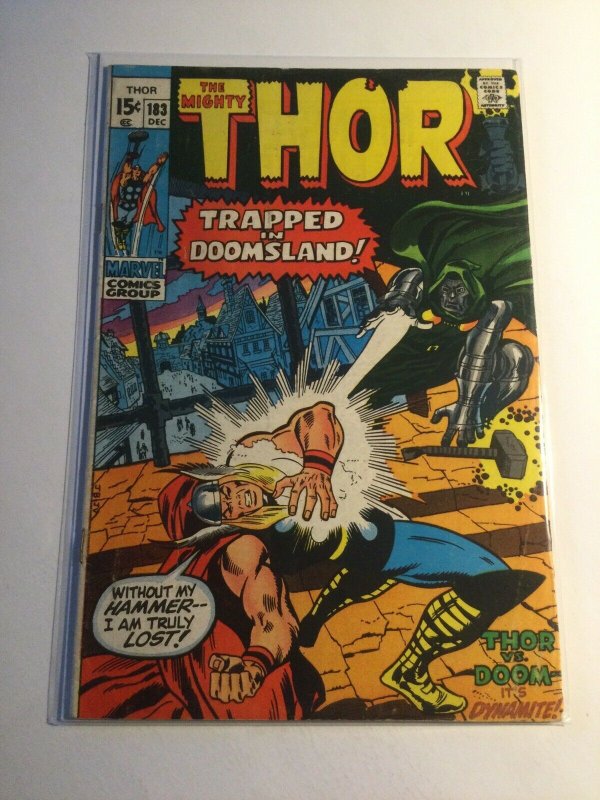 Thor 183 Very good vg 4.0 Marvel