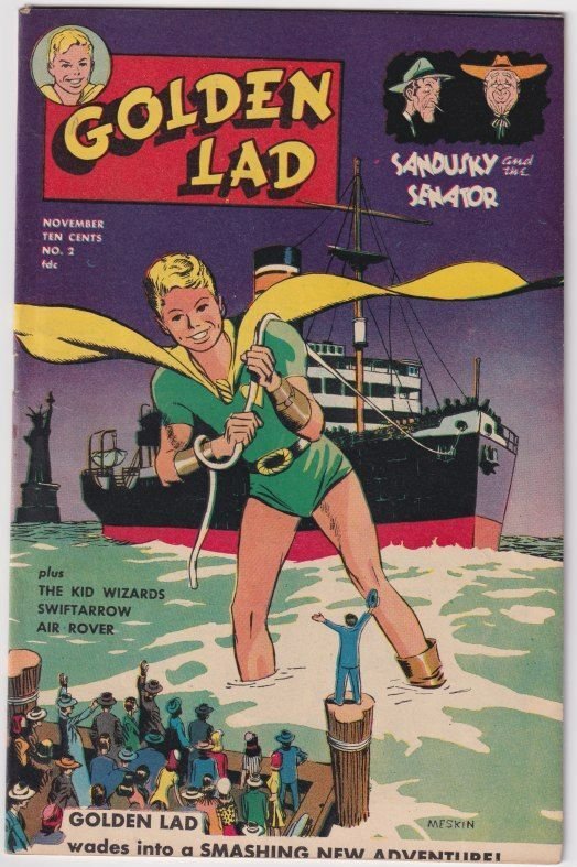 Golden Lad #2 (1945) Mort Meskin artwork