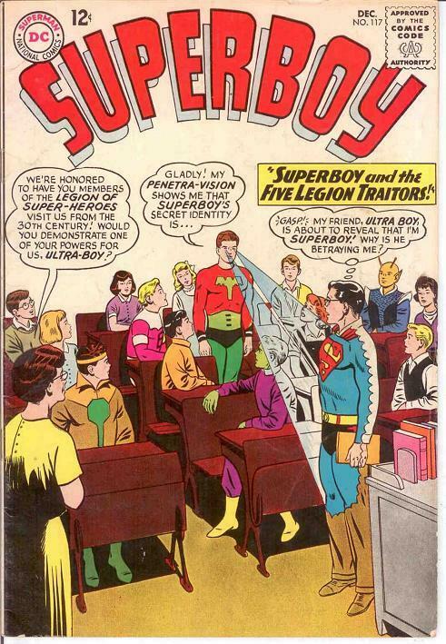 SUPERBOY 117 VG LEGION APPEARANCE   Dec. 1964 COMICS BOOK