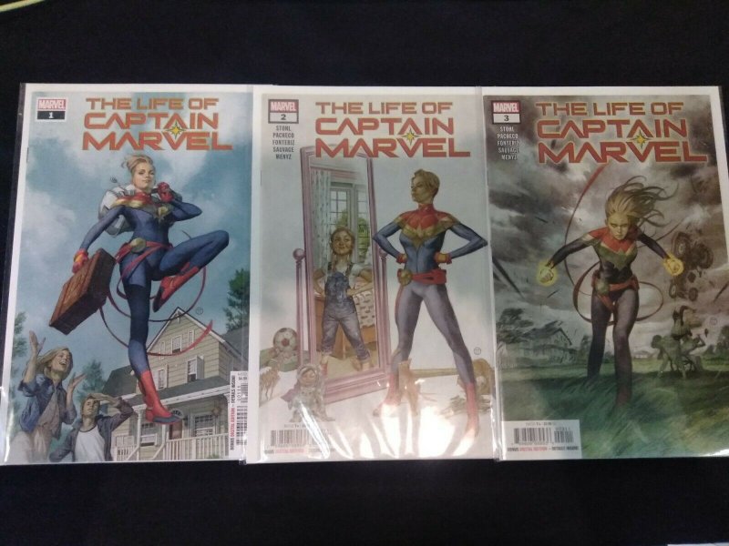 The Life of Captain Marvel #1-5 FULL RUN 2018 Marvel Comics 1 2 3 4 5 Main Cover 