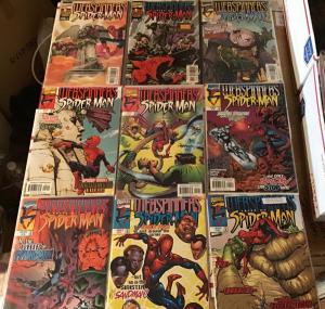 SPIDER-MAN :WEBSPINNERS  FIRST 8 ISSUES!PLUS 2 VARIANTS 10 BOOK LOT!