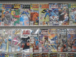 Wonderful Lot 97 Captain America Comics W/ Secret Wars II #1-9 Avg VF+ Condition