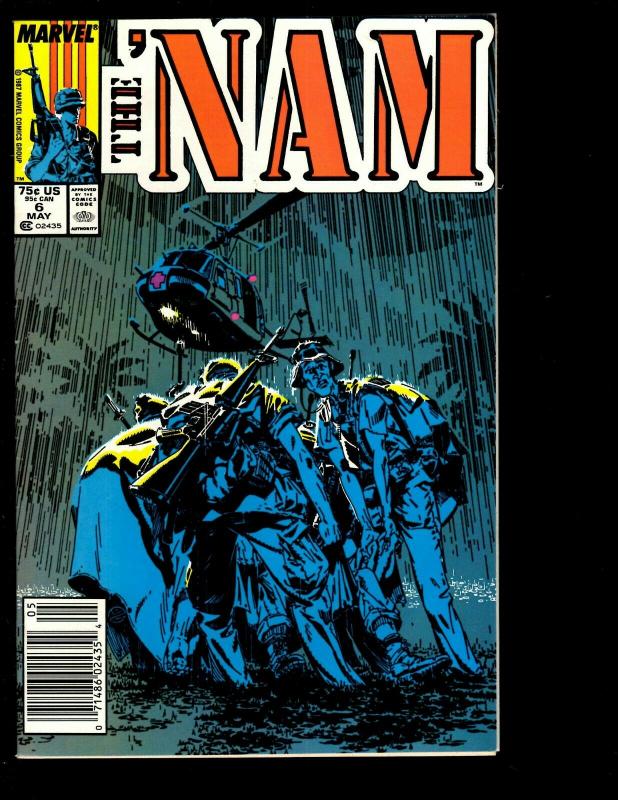 Lot of 12 The 'Nam Marvel Comic Books 1 2 3 4 5 6 7 8 9 10 11 12 Vietnam War DS1