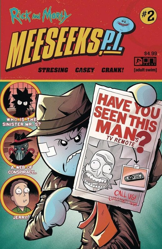 Rick And Morty Meeseeks PI #2 2023 Stresing Cover A Oni Press EB232