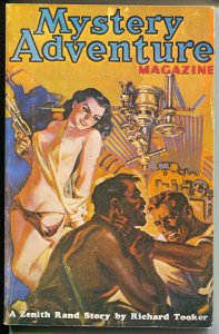 Mystery Adventure 10/1936-pulp reprint-Norman Saunders cover-FN 