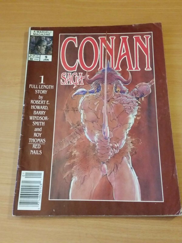 Conan Saga #9 ~ FINE - VERY FINE VF ~ 1988 Marvel Comics 