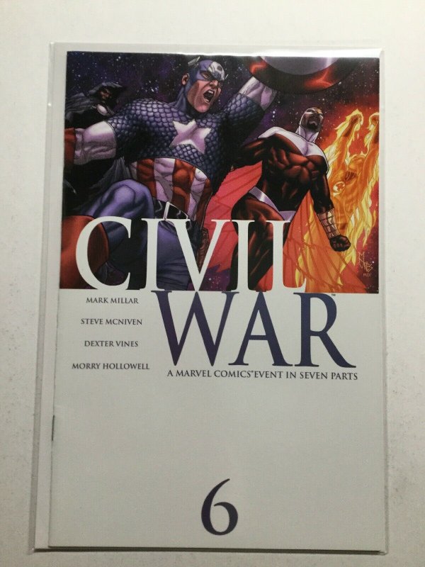 Civil War 6 Near Mint Nm Marvel