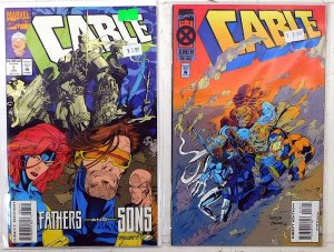Cable Lot of 2 #7, 18 (1994) Marvel Comics 1st Print Comic Books