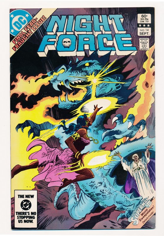 Night Force (1982 1st Series) #14 VF Last issue of the series