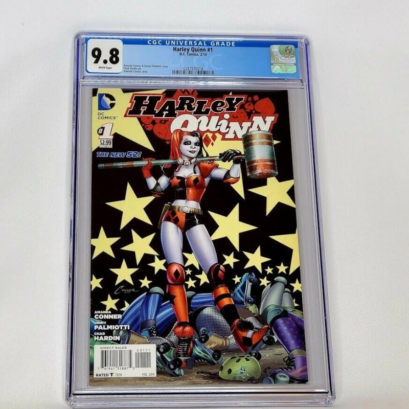 Harley Quinn #1 DC 2014 CGC 9.8 Amanda Conner Cover Art Top Census Grade