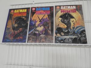 Batman Versus Predator #1-3 (1992) Prestige Format Comics Great Read Avg NM-/NM!
