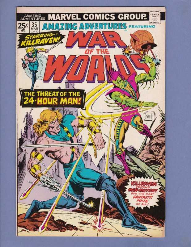 Amazing Adventures #35 VG War of the Worlds Marvel 1976