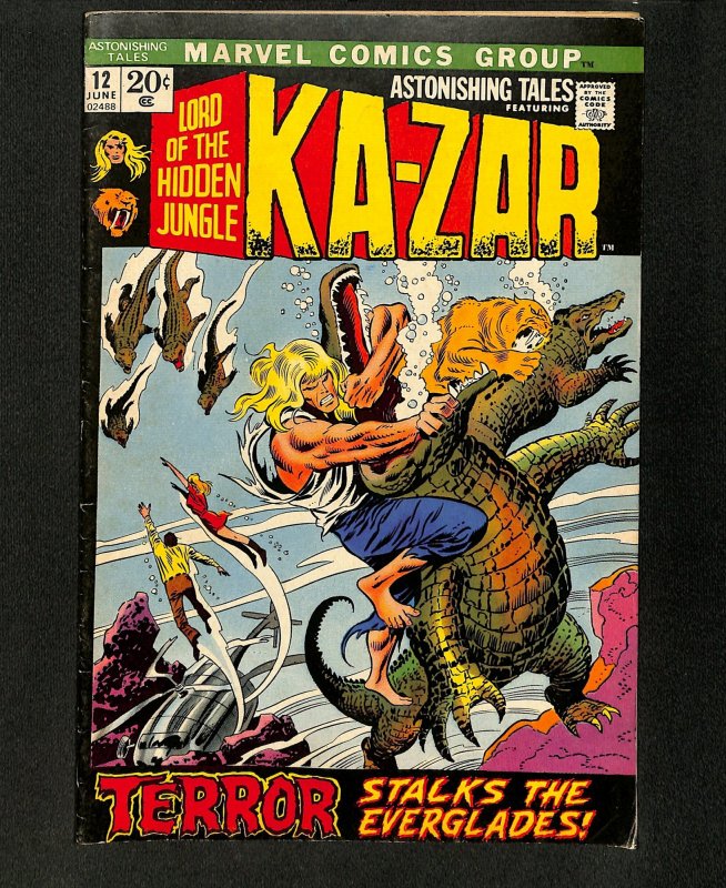 Astonishing Tales #12 Ka-Zar 2nd Man-Thing!