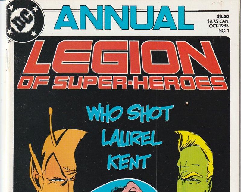 Legion of Super Heroes Annual # 1  Justice League Killer !