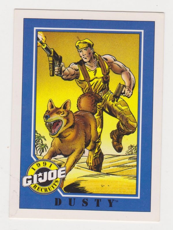 1991 Impel G.I. Joe Card #132 Dusty