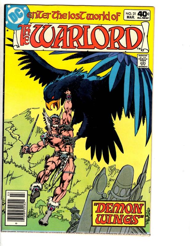 Lot Of 10 Warlord DC Comic Books # 26 27 28 29 30 31 32 33 34 35 CR21