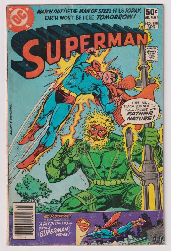 DC Comics! Superman! Issue #358! 