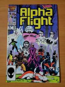 Alpha Flight #33 Direct Market Edition ~ NEAR MINT NM ~ 1986 Marvel Comics