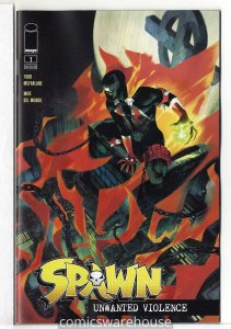 SPAWN UNWANTED VIOLENCE (2022 IMAGE) #1 CVR A DEL MUNDO NM X11213