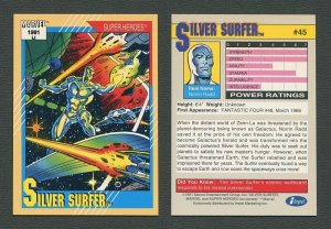 1991 Marvel Comics II  Card  #45 ( Silver Surfer )  NM-MT