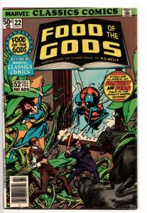 Mavel Classic Comics #22 - Food Of The Gods  (Marvel, 1977) - FN/VF