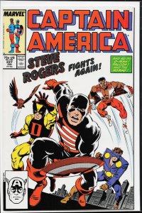 Captain America #337 (1988) Captain America [Key Issue]
