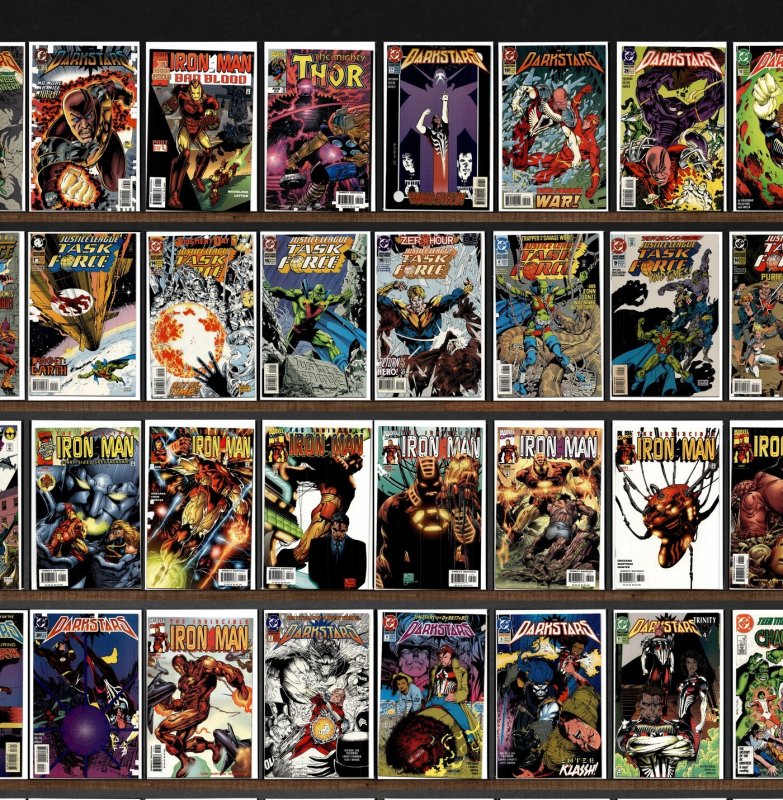 Huge Lot 140+ Comics with Darkstars, Iron Man, Thor & More!