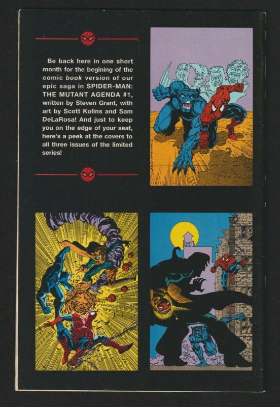 Spider-Man: The Mutant Agenda #0 (1994) Marvel