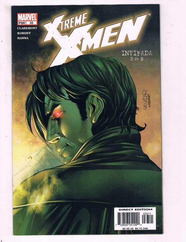 Xtreme X-Men #33 VF Marvel Intifada #3 Of 5 Comic Book Claremont 2001 DE9