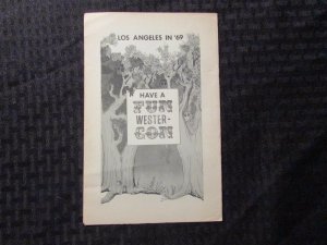 1968 FUTURE UNBOUNDED Progress Report #4 VG 12pgs Sci-Fi Convention Fanzine