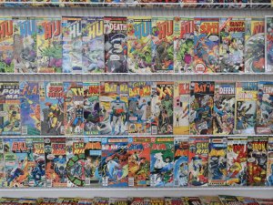 Huge Lot 170+ Silver/Bronze Comics W/ Hulk, Daredevil, Iron Man, +More! See desc