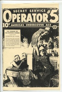 Operator #5 1/1938-Privately made reprint on quality paper-The Coming Of The...