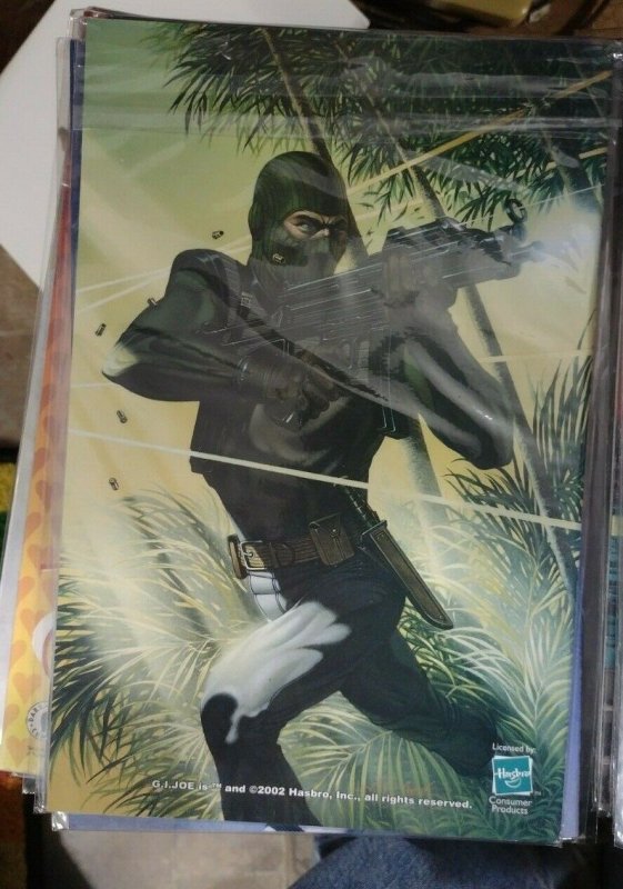 GI JOE A REAL AMERICAN HERO # 7  2002 IMAGE  SNAKE EYES painted cvr g.i. joe