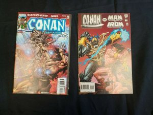 CONAN 8PC (VF) DARK HORSE AND MARVEL, VS MAN OF IRON, RAT'S DEN 1996-2007