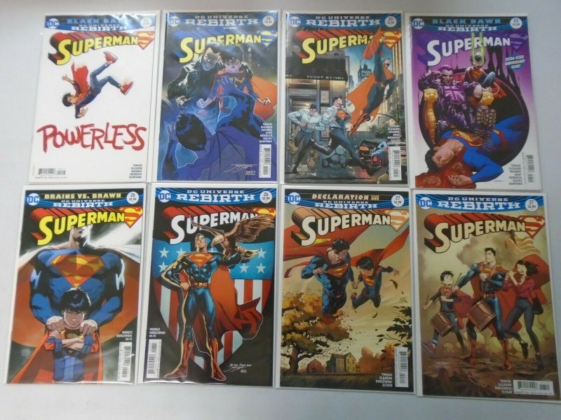 Superman lot 45 different from #4-35 with variants 8.0 VF (2016-18 4th Series)