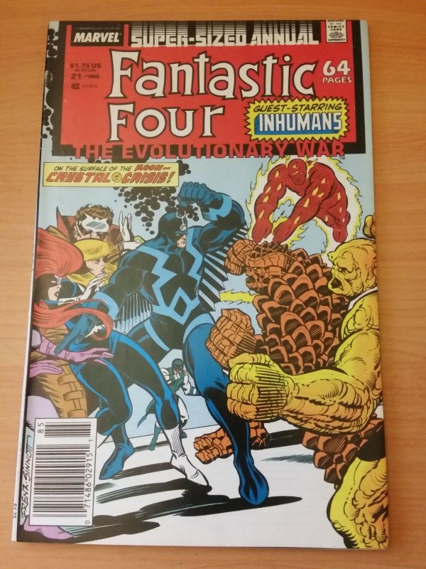 Fantastic Four Annual #21 Newsstand Edition ~ NEAR MINT NM ~ 1988 MARVEL COMICS