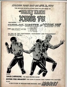 8 Deadly Hands Of Kung Fu Magazines # 1 3 4 6 7 8 9 + Special Album Edition RS3